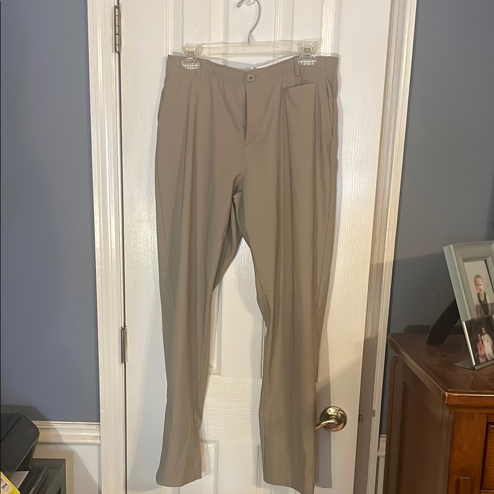 Tan Chinos with Relaxed Fit for Versatile Style